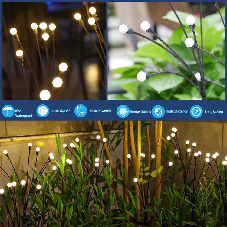 IP65 Waterproof Solar Powered Flower Garden Lights