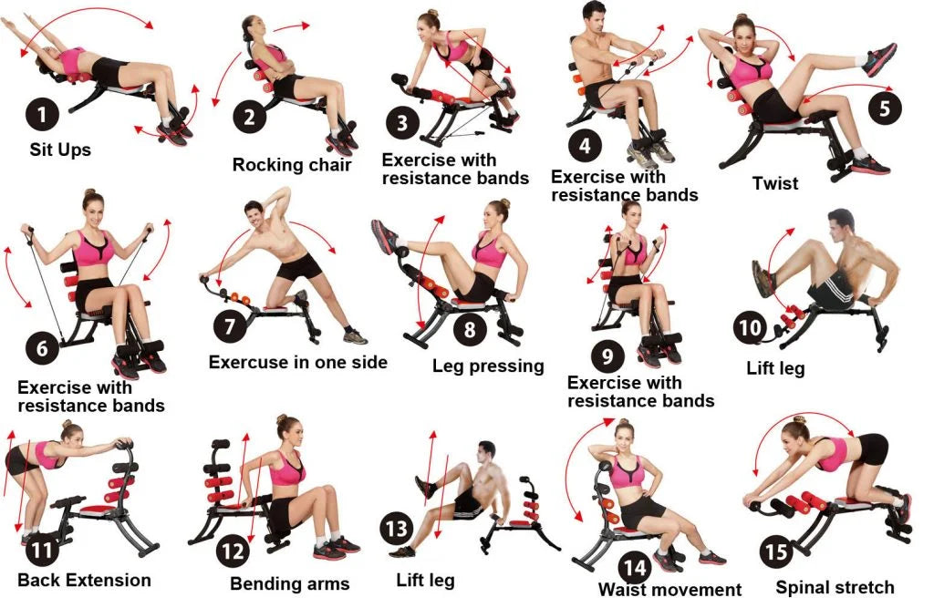 23 in 1 Full Body Home Fitness Machine™ With Pedals
