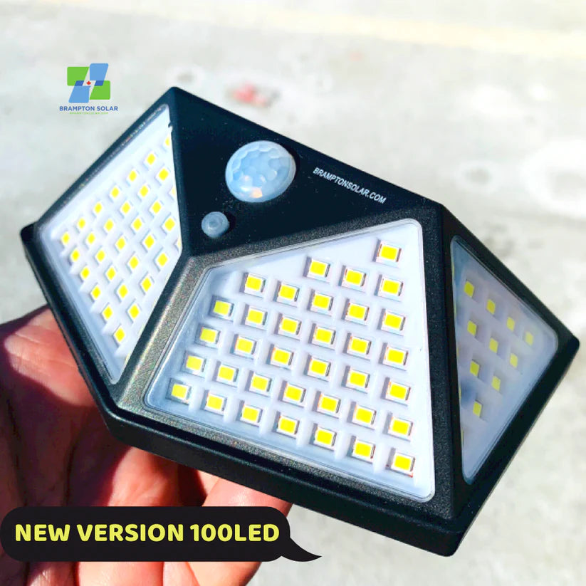 2023 Upgraded Version 100 LED Solar Outdoor PIR Motion Sensor LED Light.