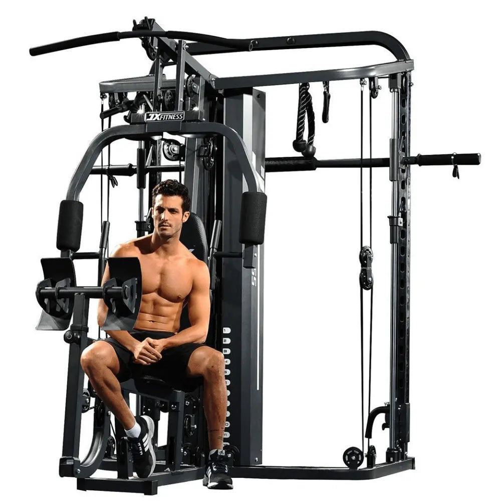 JX FITNESS JX-DS925 Multi-Gym With Simths Machine And Leg Press