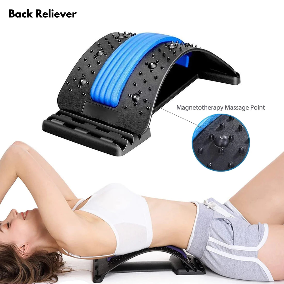 Spine Reliever Magnetotherapy Back Stretcher